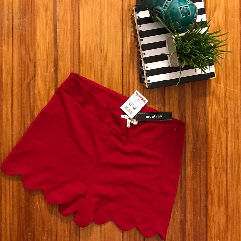 Red Summer Shorts
